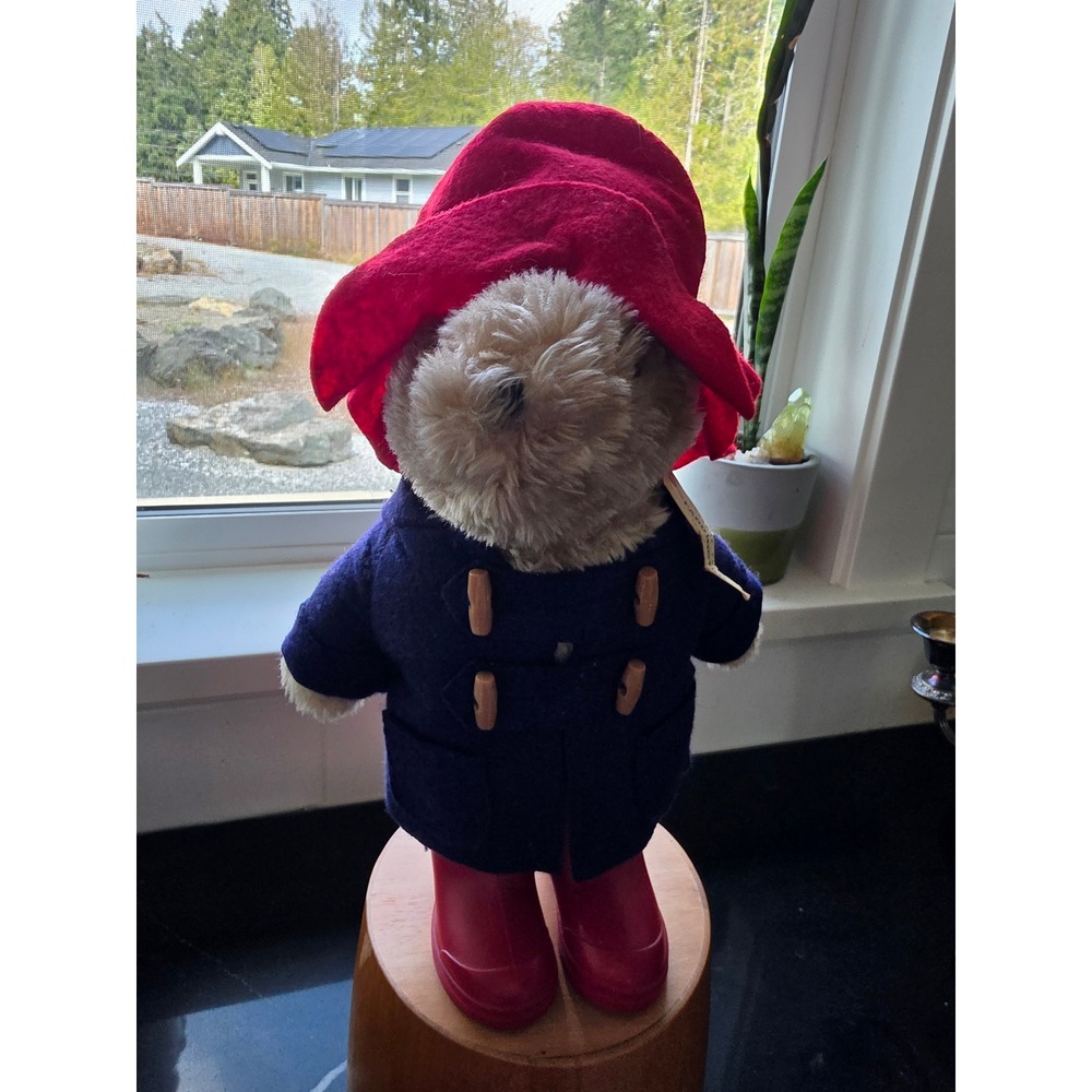 Vintage 1981 Eden Toys Paddington Bear 14" Plush with Tag & Boots